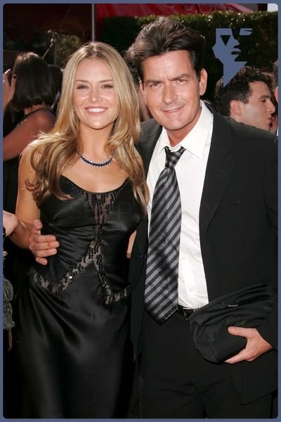 Charlie Sheen and Brooke Mueller